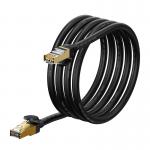 Cablu retea Baseus Ethernet, Cat. 7, Mufat 2xRJ45, S/FTP, Lungime 2m, 10Gbps, Negru 7 - lerato.ro