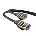 Cablu retea Baseus Ethernet, Cat. 7, Mufat 2xRJ45, S/FTP, Lungime 2m, 10Gbps, Negru 3 - lerato.ro