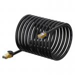 Cablu retea Baseus Ethernet, Cat. 7, Mufat 2xRJ45, S/FTP, Lungime 30m, 10Gbps, Negru 6 - lerato.ro