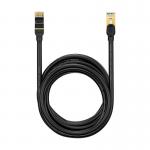 Cablu retea Baseus Ethernet, Cat. 7, Mufat 2xRJ45, S/FTP, Lungime 30m, 10Gbps, Negru 2 - lerato.ro