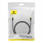 Cablu retea Baseus Fast Network, Cat. 8, Mufat 2xRJ45, Rotund, Lungime 1m, 40Gbps, Negru 9 - lerato.ro
