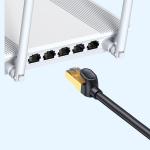 Cablu retea Baseus Speed Seven Ethernet, Cat. 7, Mufat 2xRJ45, S/FTP, Lungime 15m, 10Gbps, Negru 17 - lerato.ro