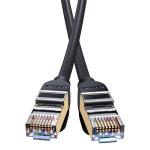 Cablu retea Baseus Speed Seven Ethernet, Cat. 7, Mufat 2xRJ45, S/FTP, Lungime 15m, 10Gbps, Negru 5 - lerato.ro