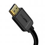 Cablu video Baseus High Definition, HDMI tata - HDMI tata, 4K, 60Hz, 50cm, Negru 4 - lerato.ro