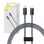 Cablu pentru incarcare si transfer de date Baseus Dynamic, USB-C/Lightning, 20W, 1m, Gri 8 - lerato.ro