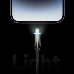 Cablu pentru incarcare si transfer de date Baseus Glimmer, USB/USB-C, 100W, 1m, Albastru 20 - lerato.ro