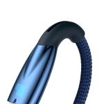 Cablu pentru incarcare si transfer de date Baseus Glimmer, USB/USB-C, 100W, 1m, Albastru 11 - lerato.ro
