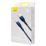 Cablu pentru incarcare si transfer de date Baseus Glimmer, USB/USB-C, 100W, 1m, Albastru 8 - lerato.ro