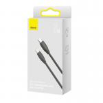 Cablu pentru incarcare si transfer de date Baseus Jelly, USB-C/Lightning, 20W, 1.2m, Negru 4 - lerato.ro