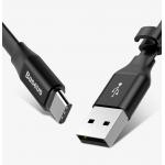 Cablu pentru incarcare si transfer de date Baseus Nimble, USB/USB-C, 2A, 23cm, Negru 15 - lerato.ro