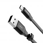 Cablu pentru incarcare si transfer de date Baseus Nimble, USB/USB-C, 2A, 23cm, Negru 8 - lerato.ro