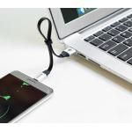 Cablu pentru incarcare si transfer de date Baseus Nimble, USB/USB-C, 2A, 23cm, Negru 3 - lerato.ro