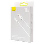Cablu pentru incarcare si transfer de date Baseus Superior, USB/USB-C, 100W, 2m, Alb 6 - lerato.ro