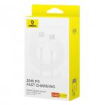 Cablu pentru incarcare si transfer de date Baseus Superior ll, 2x USB-C, 30W, 2m, Alb 8 - lerato.ro
