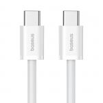 Cablu pentru incarcare si transfer de date Baseus Superior ll, 2x USB-C, 30W, 1m, Alb 10 - lerato.ro