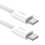 Cablu pentru incarcare si transfer de date Baseus Superior ll, 2x USB-C, 30W, 1m, Alb 9 - lerato.ro