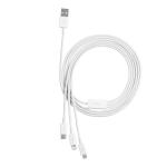 Cablu pentru incarcare si transfer de date Dudao L3E 3 in 1, USB la USB-C/Lightning/Micro-USB, 60W, 1.2m, Negru 10 - lerato.ro