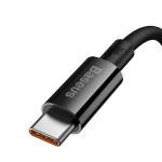 Cablu pentru incarcare si transfer de date Baseus Superior, USB/USB-C, 100W, 2m, Negru 9 - lerato.ro