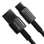 Cablu pentru incarcare si transfer de date Baseus Tungsten Gold, USB/USB-C, 100W, 1m, Negru 14 - lerato.ro