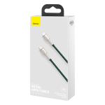 Cablu pentru incarcare si transfer de date Baseus CATLJK-A06, USB-C/Lightning, 20W, 1m, Verde 8 - lerato.ro