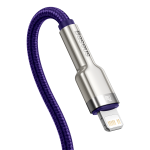 Cablu pentru incarcare si transfer de date Baseus CATLJK-A06, USB-C/Lightning, 20W, 1m, Mov 4 - lerato.ro