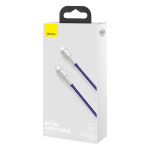 Cablu pentru incarcare si transfer de date Baseus CATLJK-A06, USB-C/Lightning, 20W, 1m, Mov 8 - lerato.ro