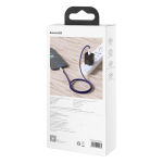 Cablu pentru incarcare si transfer de date Baseus CATLJK-A06, USB-C/Lightning, 20W, 1m, Mov 6 - lerato.ro