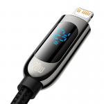Cablu pentru incarcare si transfer de date Baseus Display, USB-C/Lightning, 20W, 1m, Negru 6 - lerato.ro