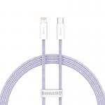 Cablu pentru incarcare si transfer de date Baseus Dynamic 2, USB-C/Lightning, 20W, 1m, Mov 2 - lerato.ro