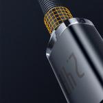 Cablu pentru incarcare si transfer de date Baseus Crystal Shine, USB/Lightning, 2.4A, 1.2m, Albastru inchis 16 - lerato.ro