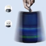 Cablu pentru incarcare si transfer de date Baseus Crystal Shine, USB/Lightning, 2.4A, 2m, Albastru inchis 17 - lerato.ro