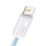 Cablu pentru incarcare si transfer de date Baseus Dynamic, USB/Lightning, 2.4A, 1m, Albastru 6 - lerato.ro