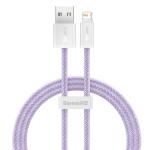 Cablu pentru incarcare si transfer de date Baseus Dynamic, USB/Lightning, 2.4A, 1m, Mov 2 - lerato.ro