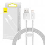 Cablu pentru incarcare si transfer de date Baseus Dynamic, USB/Lightning, 2.4A, 1m, Alb 6 - lerato.ro
