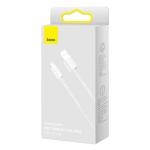 Cablu pentru incarcare si transfer de date Baseus Dynamic, USB/Lightning, 2.4A, 2m, Alb 5 - lerato.ro