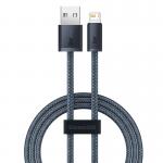 Cablu pentru incarcare si transfer de date Baseus Dynamic, USB/Lightning, 2.4A, 1m, Gri 2 - lerato.ro