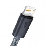 Cablu pentru incarcare si transfer de date Baseus Dynamic, USB/Lightning, 2.4A, 1m, Gri 3 - lerato.ro