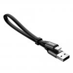 Cablu pentru incarcare si transfer de date Baseus Nimble, USB/Lightning, 2A, 23cm, Negru 10 - lerato.ro