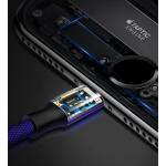 Cablu pentru incarcare si transfer de date Baseus Yiven, USB/Lightning, 2A, 1.8m, Negru 18 - lerato.ro