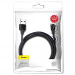 Cablu pentru incarcare si transfer de date Baseus Yiven, USB/Lightning, 2A, 1.8m, Negru 12 - lerato.ro