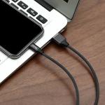 Cablu pentru incarcare si transfer de date Baseus Yiven, USB/Lightning, 2A, 1.8m, Negru 11 - lerato.ro