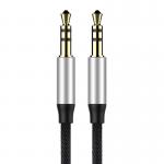 Cablu Audio Baseus Yiven M30 mini jack 3,5 mm AUX, 1m, Negru/Argintiu 7 - lerato.ro