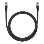 Cablu retea Baseus Braided, Cat. 7, Mufat 2xRJ45, Lungime 1 m, 10Gbps, Negru 9 - lerato.ro