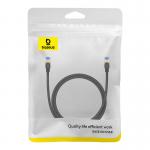 Cablu retea Baseus Braided, Cat. 7, Mufat 2xRJ45, Lungime 1 m, 10Gbps, Negru 3 - lerato.ro