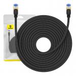 Cablu retea Baseus Braided, Cat. 7, Mufat 2xRJ45, Lungime 20 m, 10Gbps, Negru 7 - lerato.ro