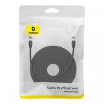 Cablu retea Baseus Braided, Cat. 7, Mufat 2xRJ45, Lungime 20 m, 10Gbps, Negru 3 - lerato.ro