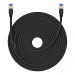 Cablu retea Baseus Braided, Cat. 7, Mufat 2xRJ45, Lungime 25 m, 10Gbps, Negru 10 - lerato.ro