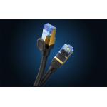 Cablu retea Baseus Braided, Cat. 7, Mufat 2xRJ45, Lungime 25 m, 10Gbps, Negru 4 - lerato.ro