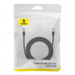 Cablu retea Baseus Braided, Cat. 7, Mufat 2xRJ45, Lungime 2 m, 10Gbps, Negru 7 - lerato.ro