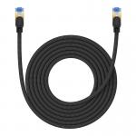 Cablu retea Baseus Braided, Cat. 7, Mufat 2xRJ45, Lungime 5 m, 10Gbps, Negru 9 - lerato.ro